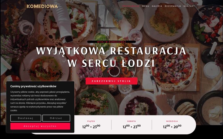 Screenshot of komediowa.pl