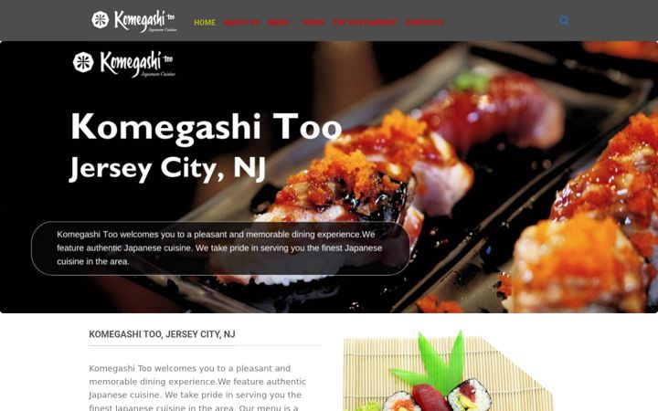 Screenshot of komegashi.org