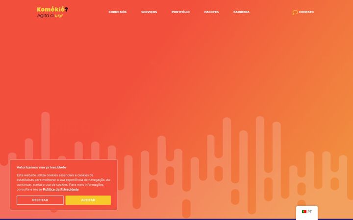 Screenshot of komekie.pt