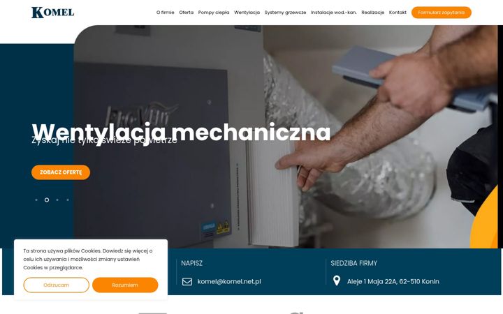 Screenshot of komel.net.pl