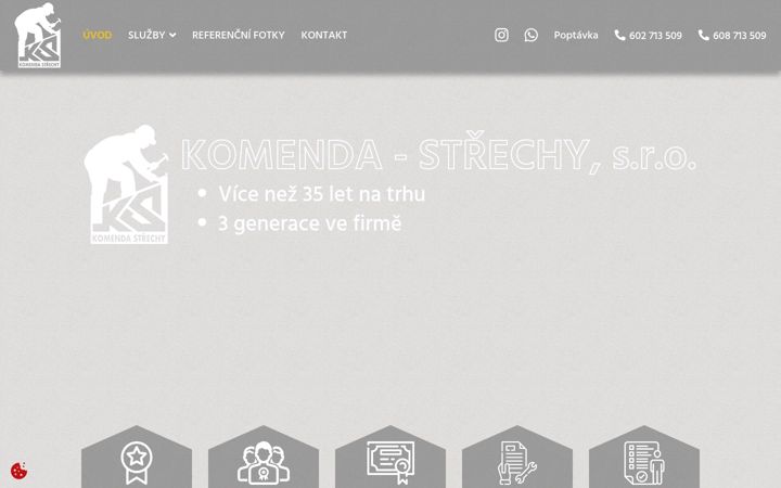 Screenshot of komendastrechy.cz