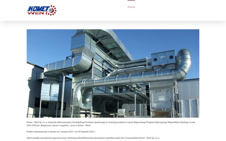 Screenshot of komet-went.pl