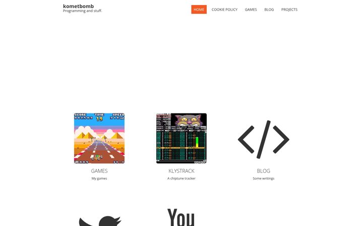 Screenshot of kometbomb.net