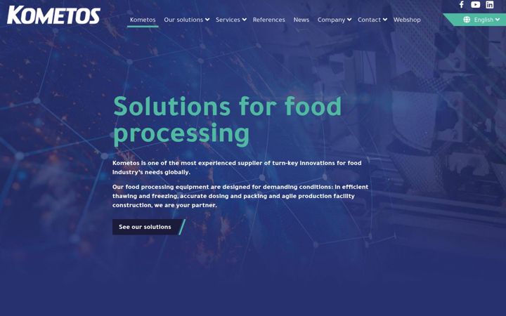 Screenshot του kometos.com