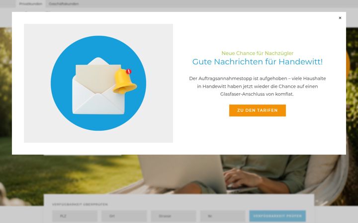 Screenshot of komflat.com