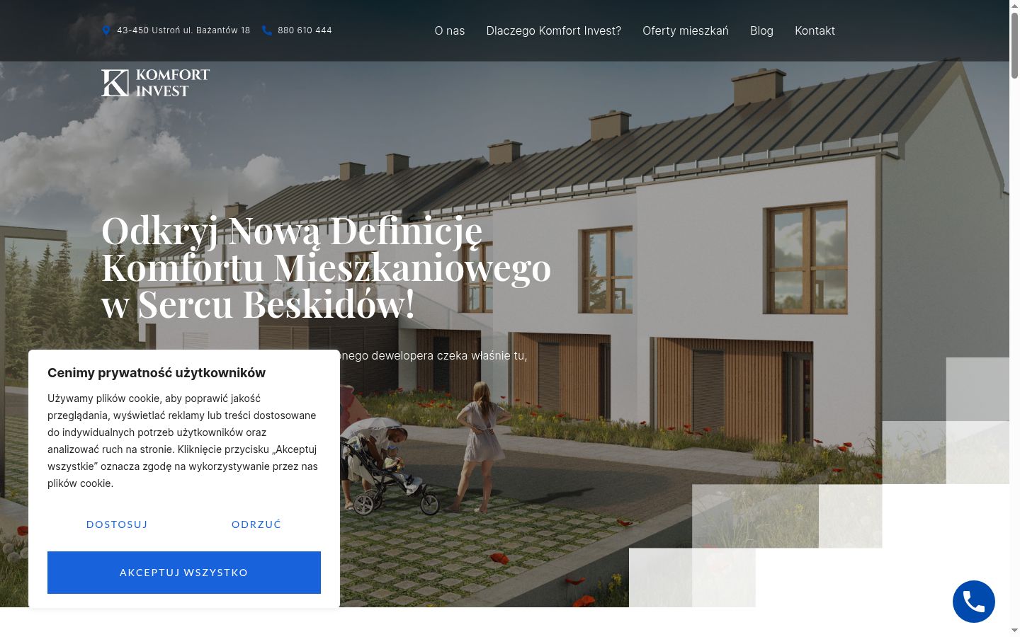 Ekrānuzņēmums ar piekrišanas baneri, kas tika rādīts pirms jebkādas mijiedarbības