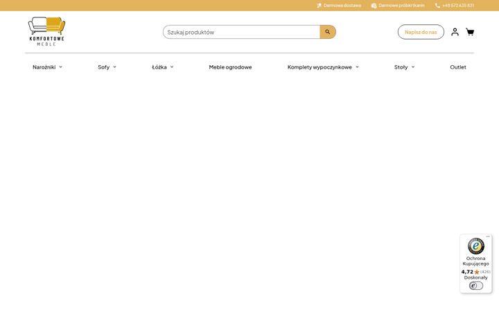 Ekraanipilt saidist komfortowemeble.pl