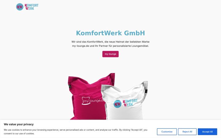 Screenshot of komfortwerk.de