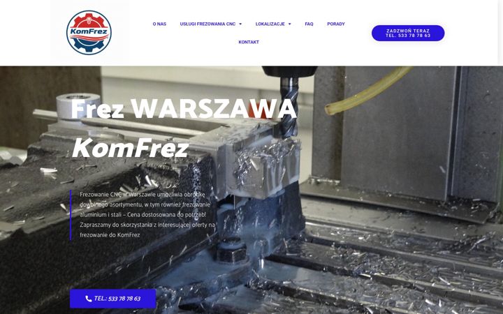 Screenshot of komfrez.pl