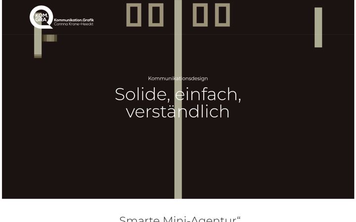 Screenshot of komgra.de