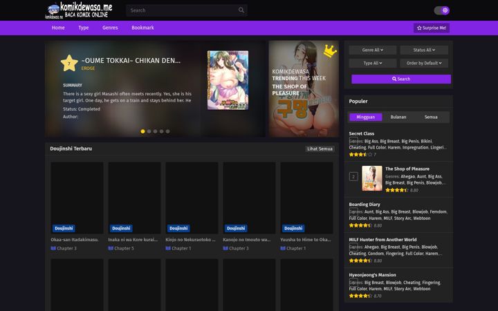 Screenshot of komikdewasa.run