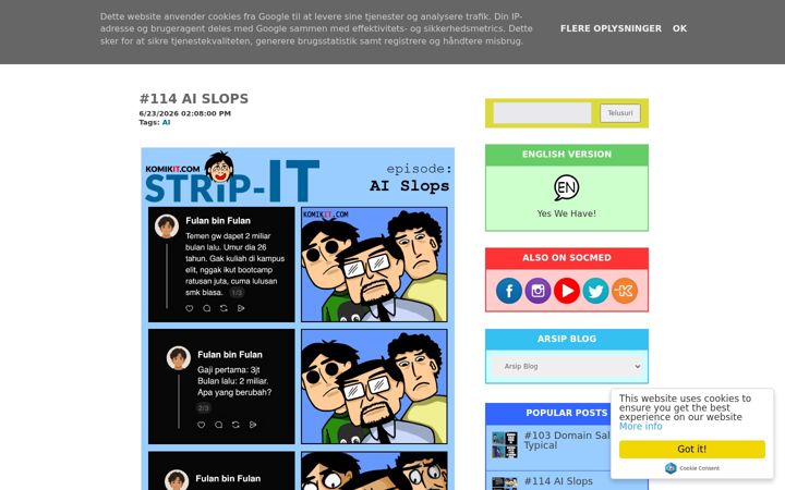 Screenshot of komikit.com