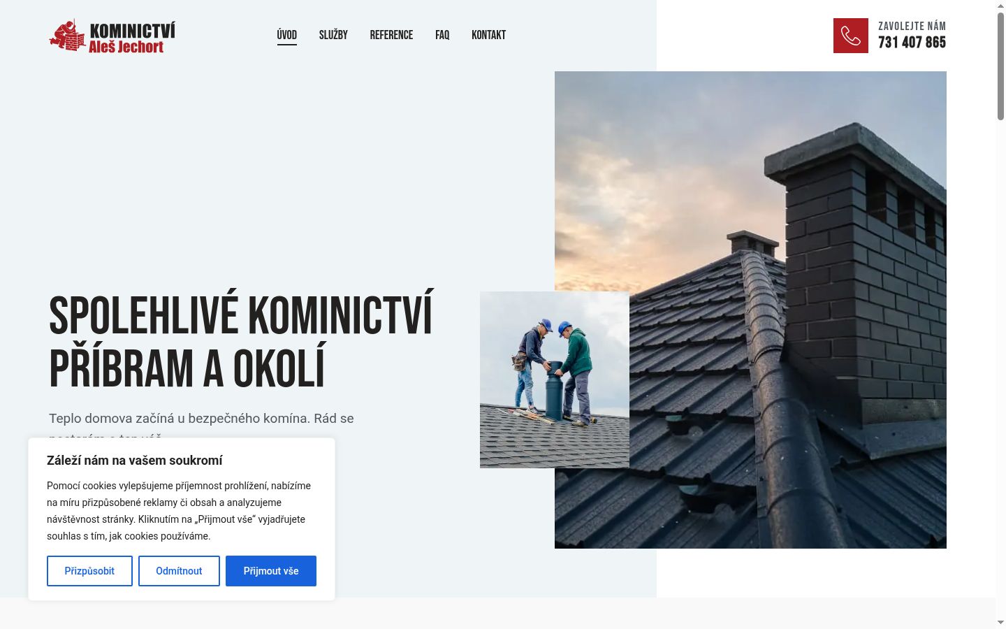 Ekrānuzņēmums ar piekrišanas baneri, kas tika rādīts pirms jebkādas mijiedarbības