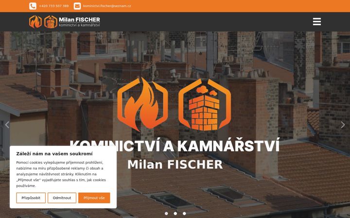 Screenshot of kominy-kamna.cz