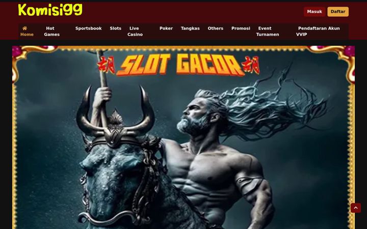 Screenshot of komisi99slot.com