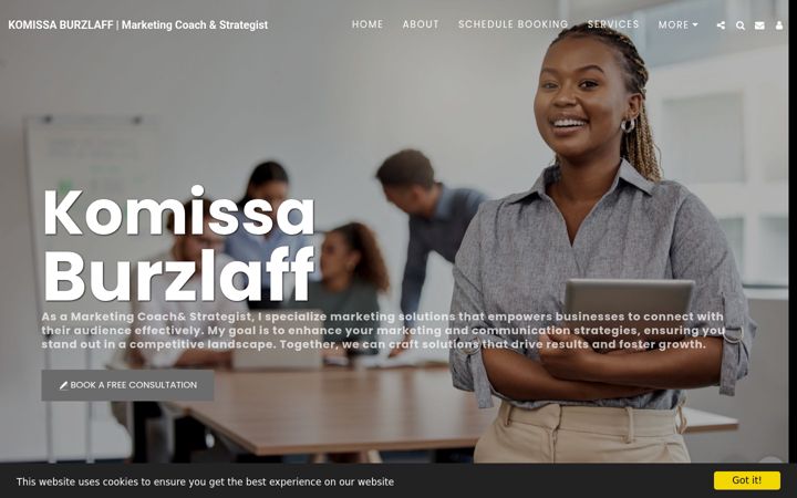 Screenshot von komissaburzlaff.com
