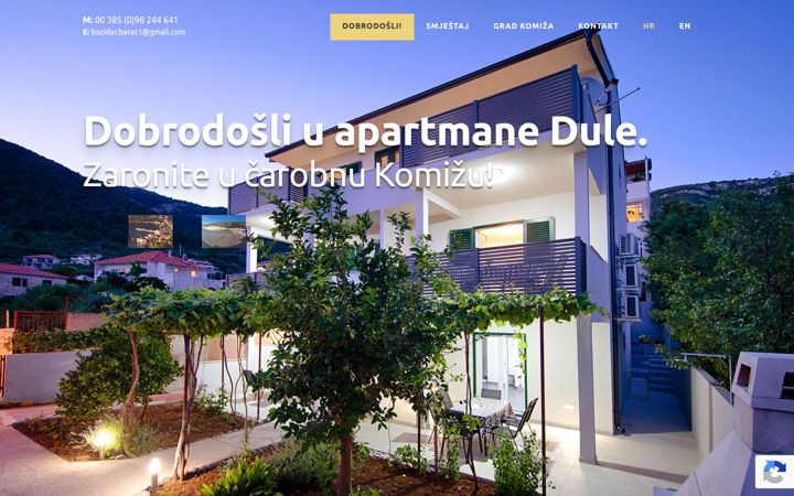Screenshot von komiza-dule.com