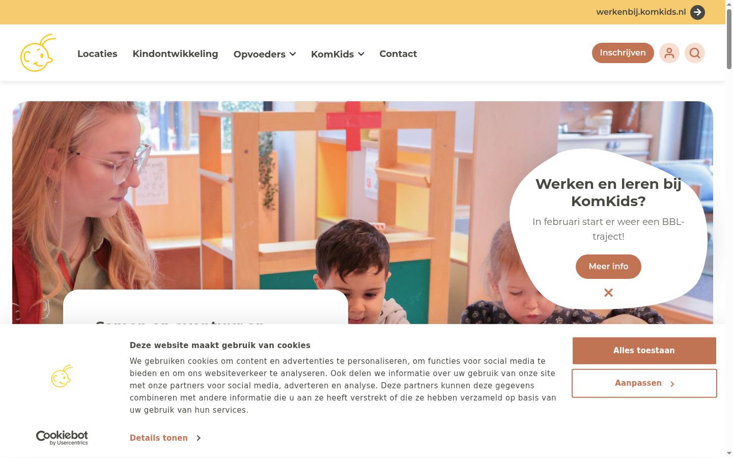 Screenshot tal-banner tal-kunsens muri qabel kwalunkwe interazzjoni