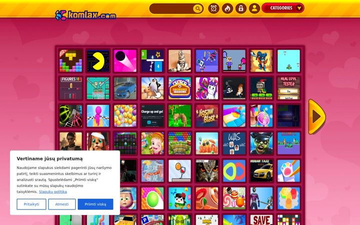 Screenshot of komlax.com