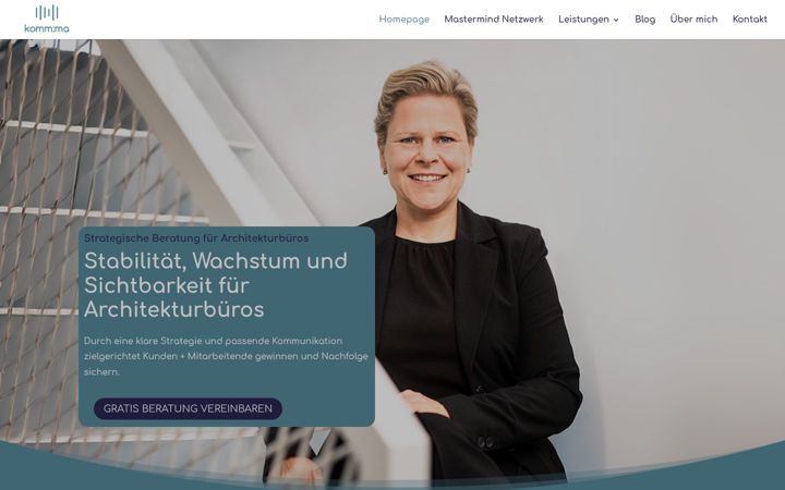Screenshot von komm-ma.com