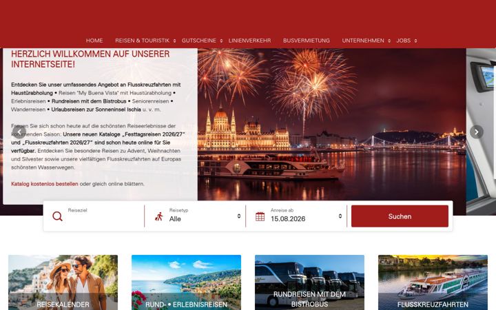 Screenshot of komm-mit-reisen.net