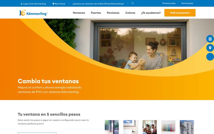 Screenshot of kommerling.es