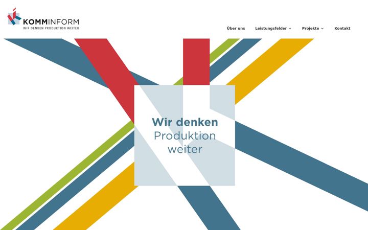 Screenshot of komminform.de