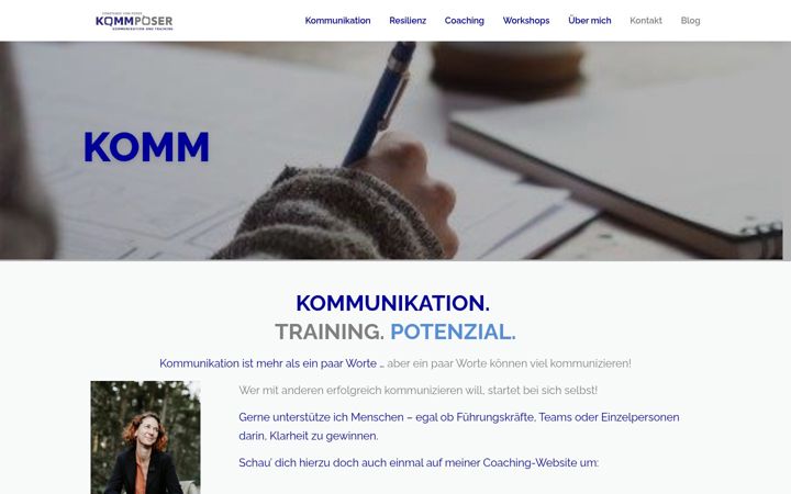 Screenshot of kommposer.de