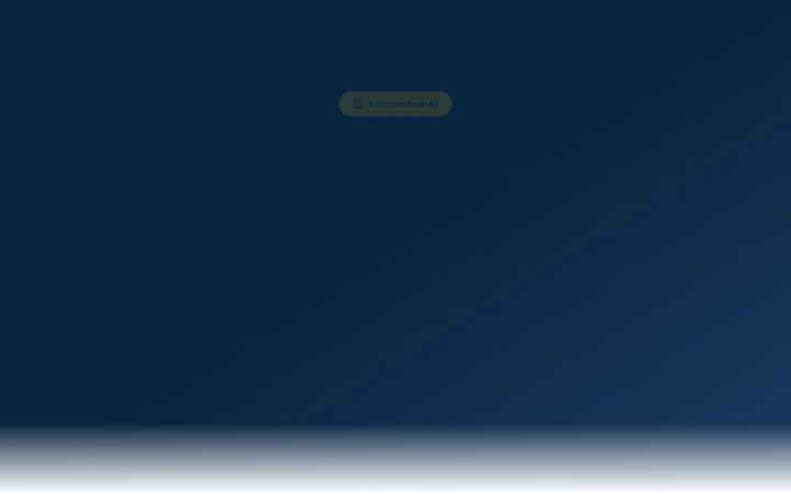 Screenshot of kommunal.ai