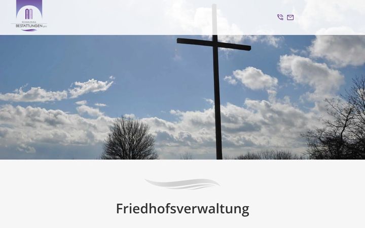 Screenshot of kommunale-bestattungen.de