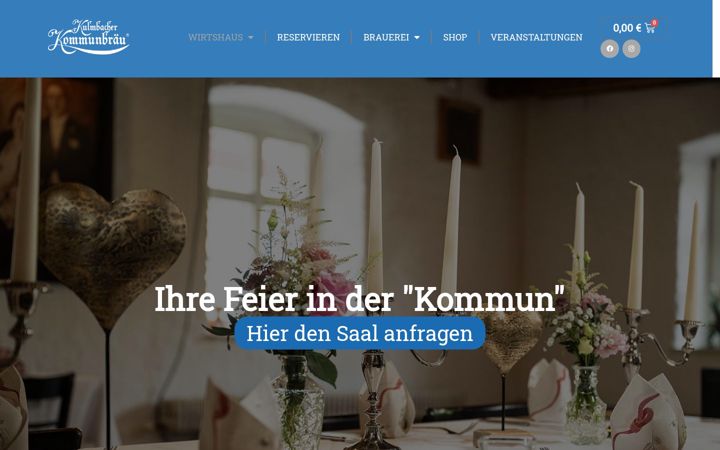 Screenshot of kommunbraeu.de