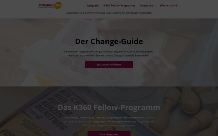 Screenshot of kommune360.de