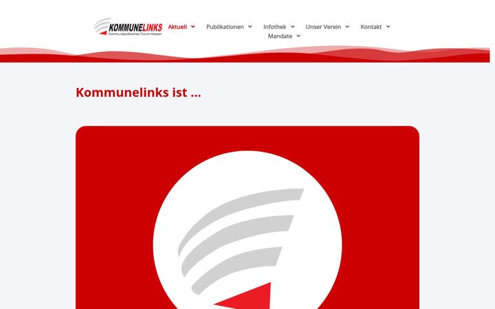 Screenshot of kommunelinks.de
