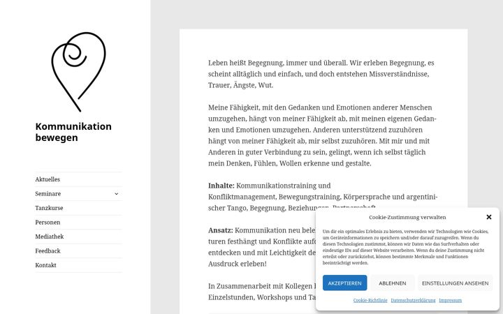 Screenshot of kommunikation-bewegen.de