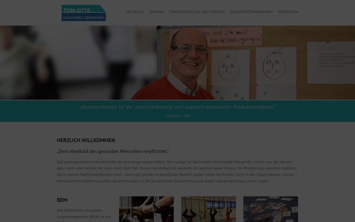 Screenshot of kommunikation-kompetenz.de
