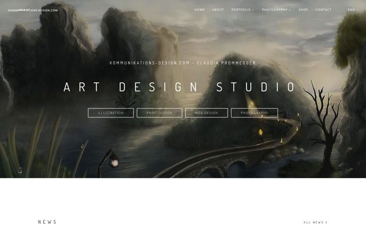 Screenshot of kommunikations-design.com