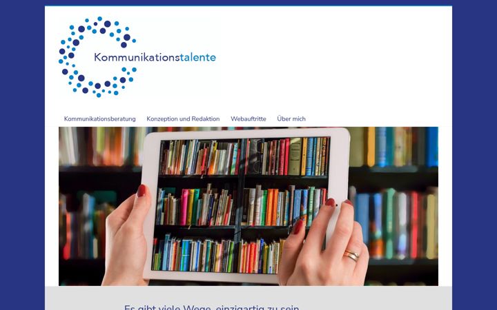 Screenshot of kommunikationstalente.de