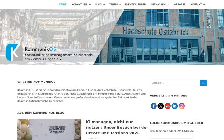Screenshot of kommunikos.de