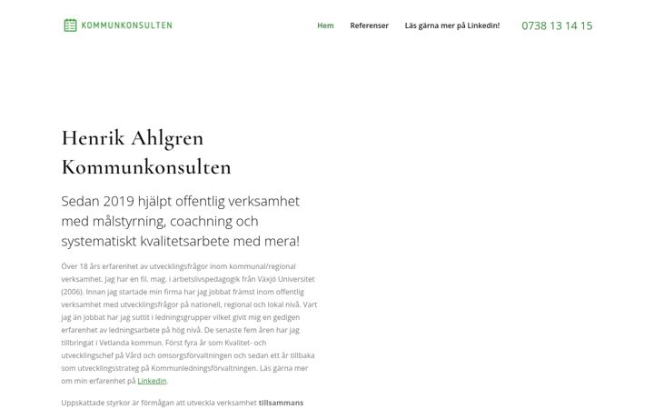 Screenshot of kommunkonsulten.se