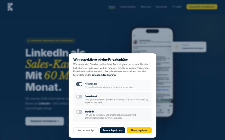 Screenshot of komoagency.de