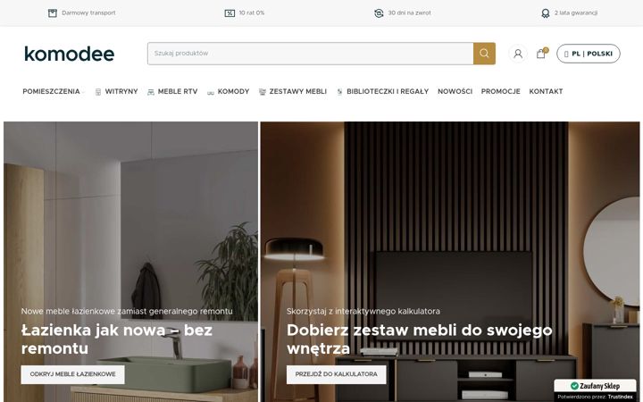 Screenshot von komodee.com