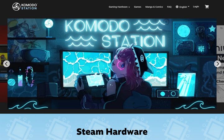 Screenshot of komodostation.com