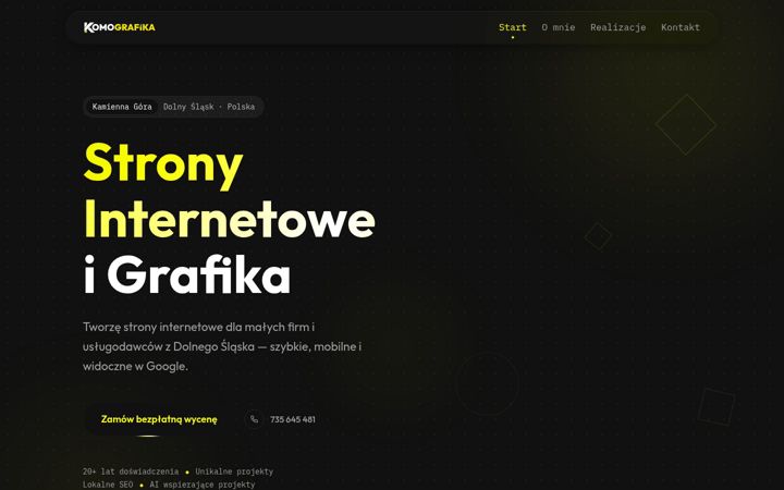 Screenshot of komografika.pl