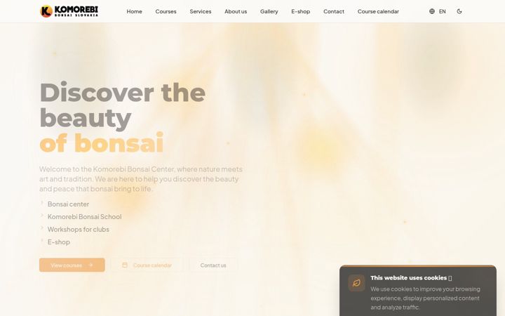Screenshot of komorebi-bonsai.sk