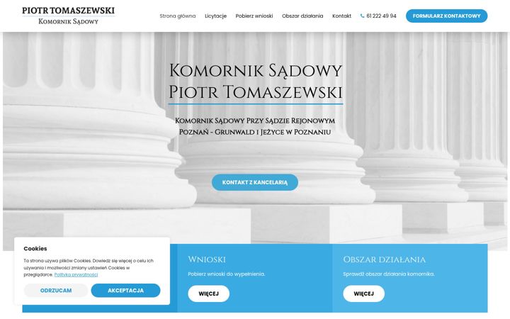 Screenshot of komornik-tomaszewski.pl
