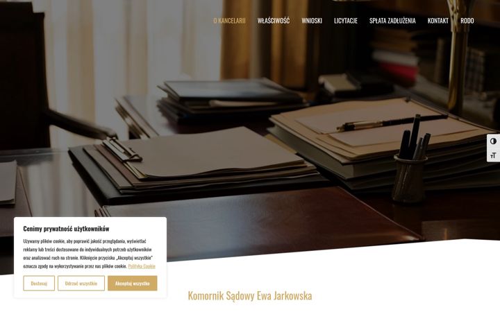 Screenshot of komornik-wielun.pl