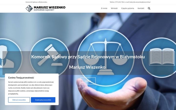 Screenshot of komornik16.pl