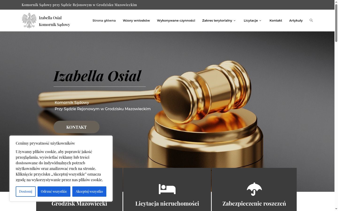 Screenshot des Einwilligungsbanners vor jeglicher Interaktion