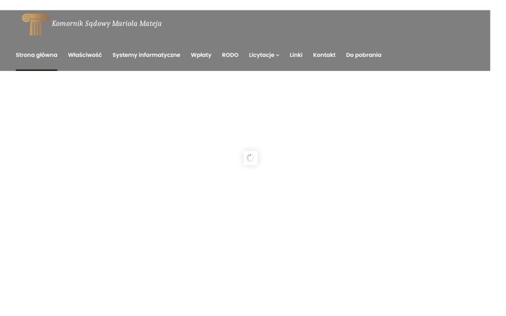 Screenshot of komornikzkrosna.pl