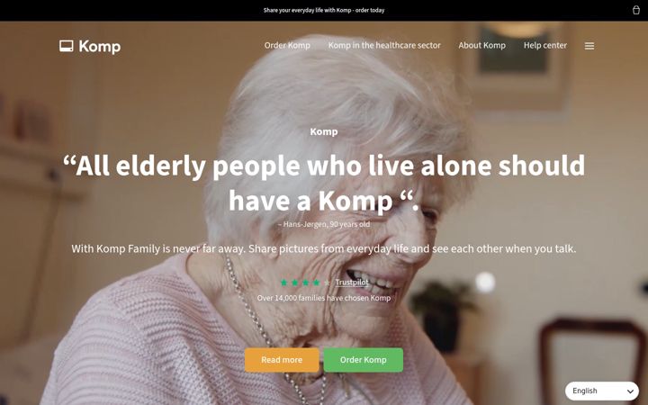 Screenshot of komp.family